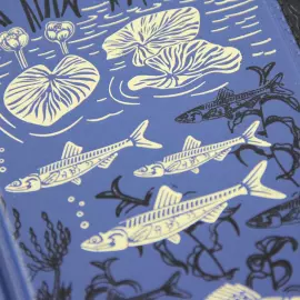 Подарочный набор с книгой "Богатый улов" и рюмками