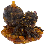 Souvenir box made of amber "Spider"