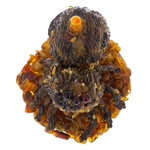 Souvenir box made of amber "Spider"