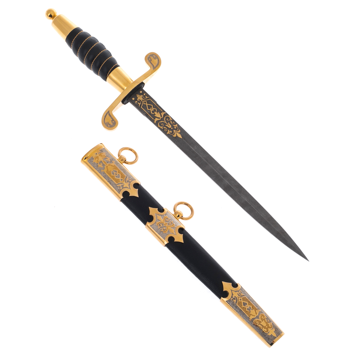 Souvenir dirk from Damascus "Officer" Zlatoust