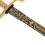 Souvenir cutlass from Damascus "Officer's cutlass. Marine" Zlatoust