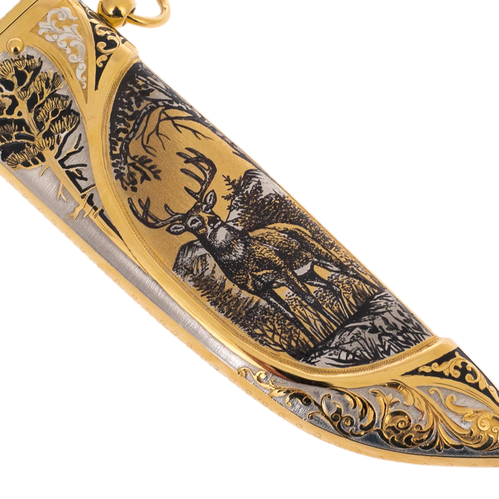 Souvenir knife "Reindeer" Zlatoust