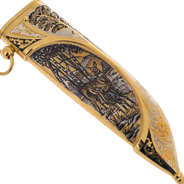 Souvenir knife "Reindeer" Zlatoust