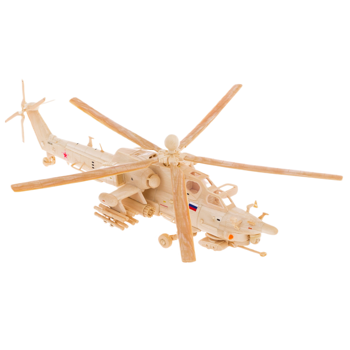 Souvenir from a mammoth tusk "Mi-28 helicopter"