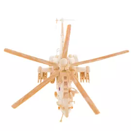 Сувенир из бивня мамонта "Вертолет Ми-28"