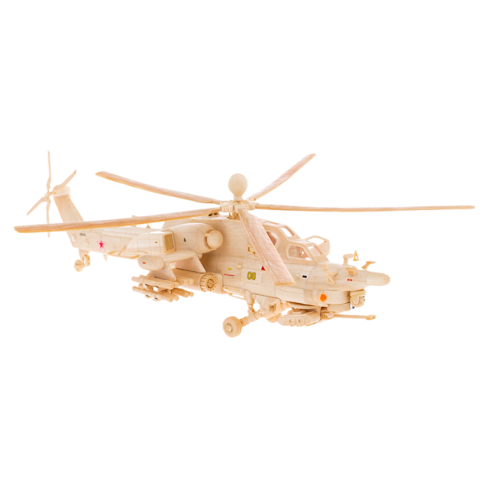 Souvenir from a mammoth tusk "Mi-28 helicopter"