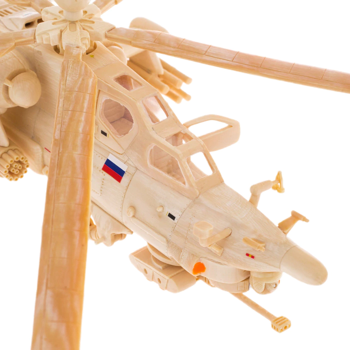 Souvenir from a mammoth tusk "Mi-28 helicopter"