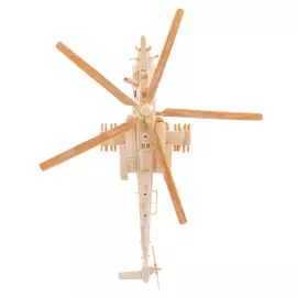 Сувенир из бивня мамонта "Вертолет Ми-28"