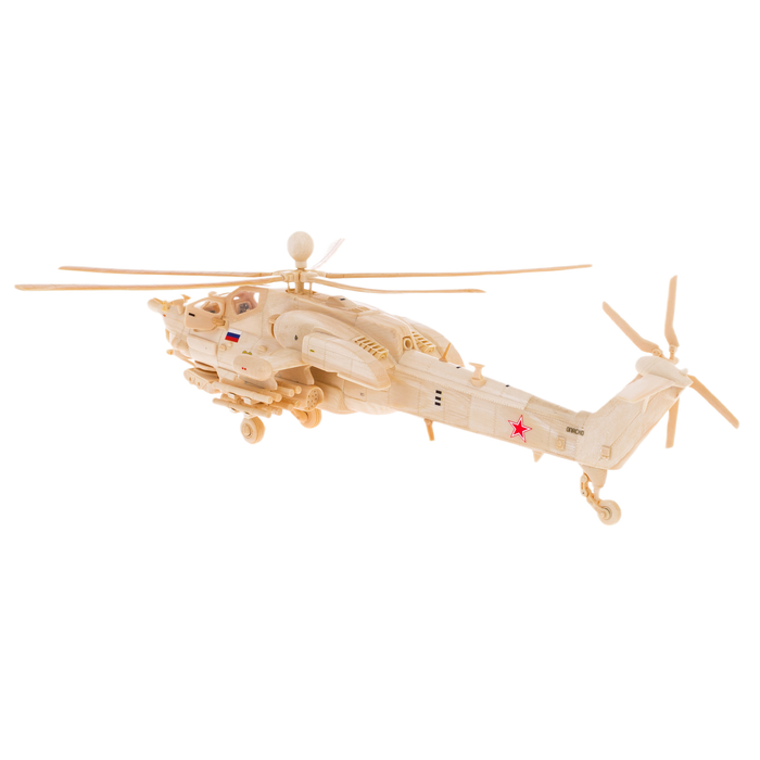 Souvenir from a mammoth tusk "Mi-28 helicopter"