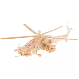Сувенир из бивня мамонта "Вертолет Ми-28"