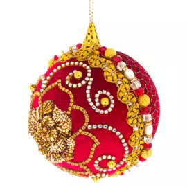 Набор елочных игрушек "Праздничный" в подарочной коробке