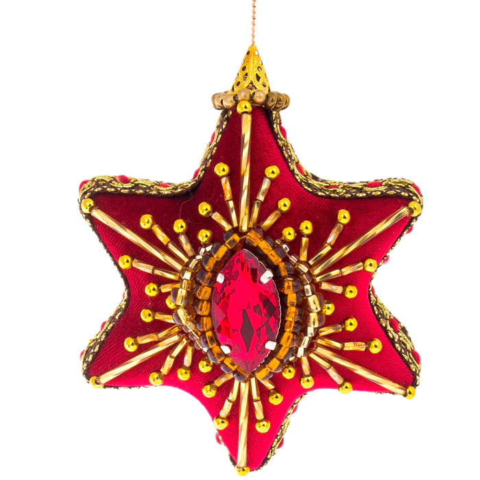 Set of Christmas tree toys "Festive" in a gift box