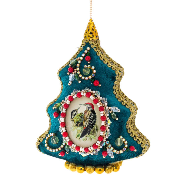 Set of Christmas tree toys "Festive" in a gift box