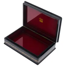 Шкатулка "Веселое катание" Леонова, Федоскино Шкатулка "Веселое катание" Леонова, Федоскино