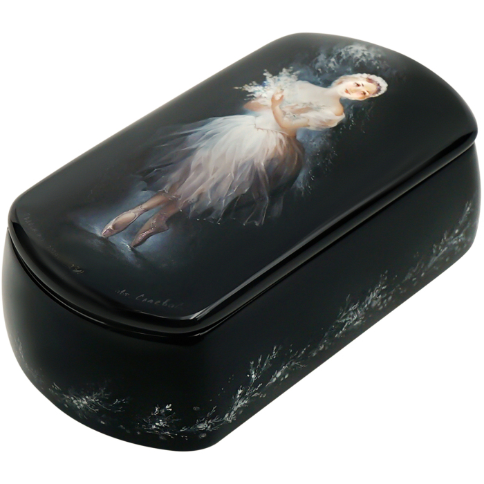 Ballet casket by Slaev, Fedoskino