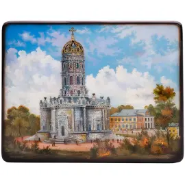 Шкатулка "Церковь в Дубровицах" Ларишев, Федоскино Шкатулка "Церковь в Дубровицах" Ларишев, Федоскино