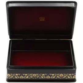 Шкатулка "Царевна-лебедь" Дерюженко, Федоскино