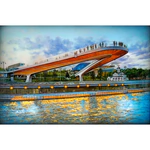 Шкатулка "Зарядье" Пахомов, Федоскино