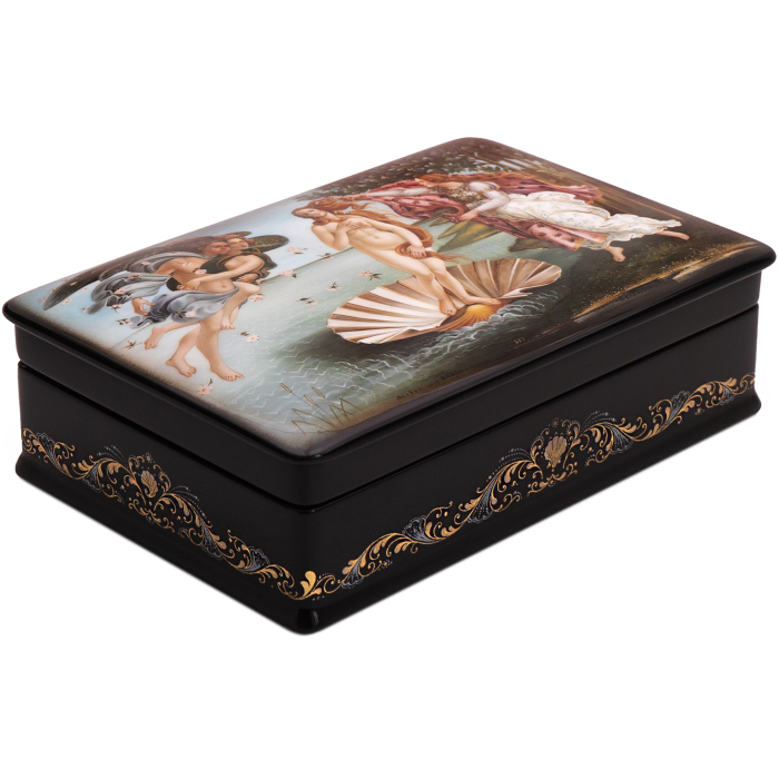 The box "The Birth of Venus" by Belovodov, Fedoskino