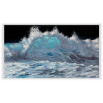 The author's oil painting "Moon Wave"