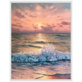 The author's oil painting "The Crown of the sea Princess"