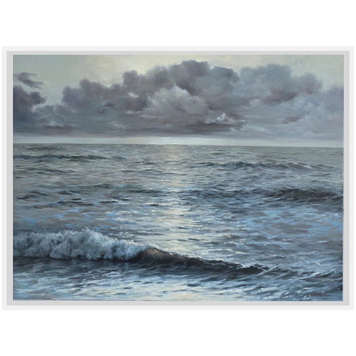 The author's oil painting "Mirror of the soul"