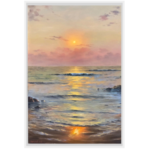 Author's oil painting "Soft Silk"