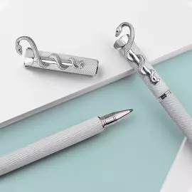 Silver and brass roller handle "Gigaea Vessel. Professional"