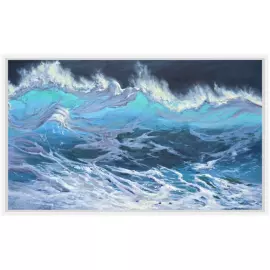 The author's oil painting "The Heart of the Ocean"