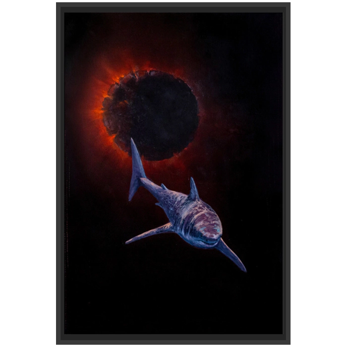 The author's oil painting "The area of no return"