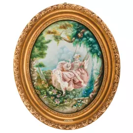 Барельеф "На качелях"