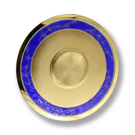 Сервиз чайный серебряный "Золотая рыбка" на 2 персоны, 8 предметов