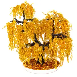 Дерево из янтаря "Плакучая ива" Дерево из янтаря "Плакучая ива"