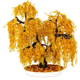 Дерево из янтаря "Плакучая ива" Дерево из янтаря "Плакучая ива"