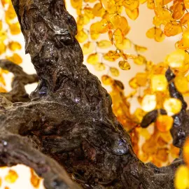 Дерево из янтаря "Плакучая ива" Дерево из янтаря "Плакучая ива"