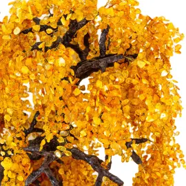 Дерево из янтаря "Плакучая ива" Дерево из янтаря "Плакучая ива"