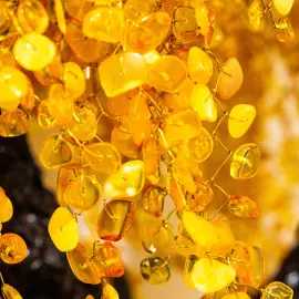 Дерево из янтаря "Плакучая ива" Дерево из янтаря "Плакучая ива"