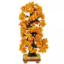 Дерево из янтаря "Дуб"