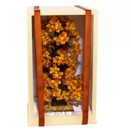 Дерево из янтаря "Дуб"