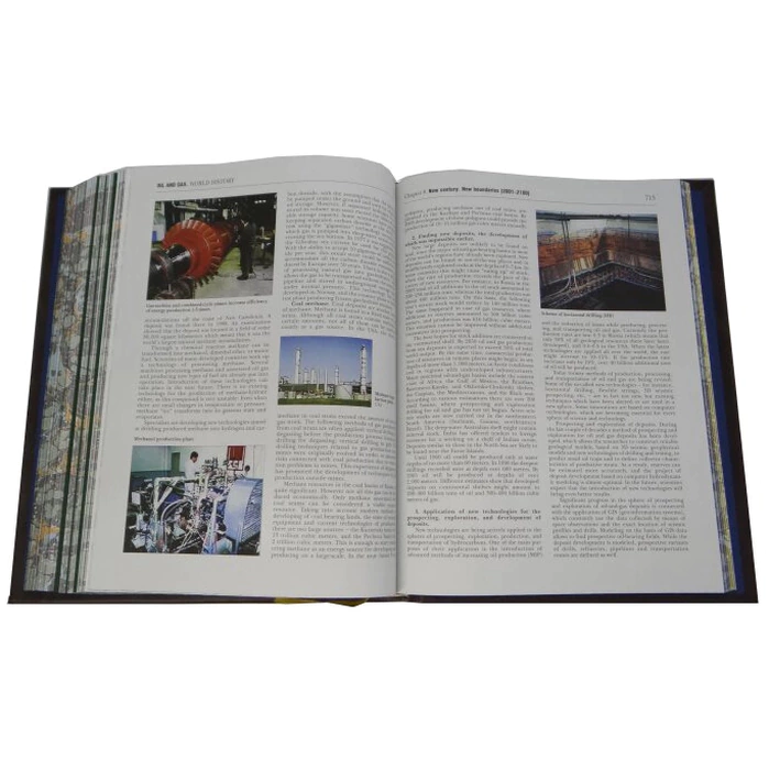The book "Oil and gas. World history. Encyclopedia." in English