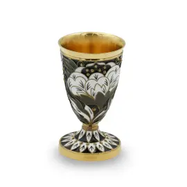 Набор серебряный для вина "Пион" на 6 персон Набор серебряный для вина "Пион" на 6 персон