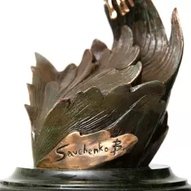 Author's bronze sculpture "Tremulous Desire"