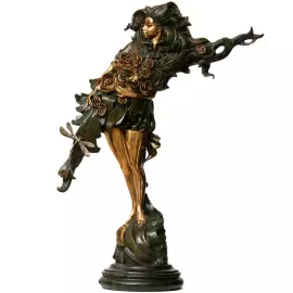 Author's bronze sculpture "Fun of Spring"