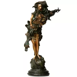 Author's bronze sculpture "Fun of Spring"