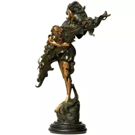 Author's bronze sculpture "Fun of Spring"