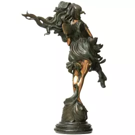 Author's bronze sculpture "Fun of Spring"
