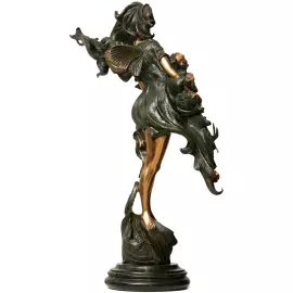 Author's bronze sculpture "Fun of Spring"