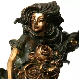 Author's bronze sculpture "Fun of Spring"