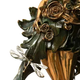 Author's bronze sculpture "Fun of Spring"