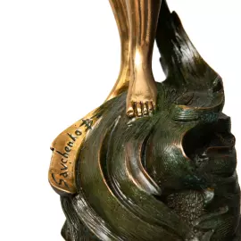 Author's bronze sculpture "Fun of Spring"